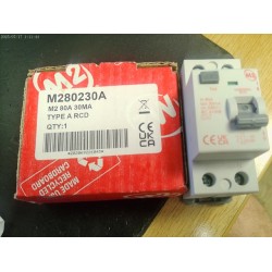 M2 80A 30MA 2 POLE TYPE A RCD (M280230A)