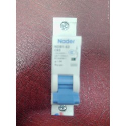NADER NDB1-63 63A C CURVE S/P MCB