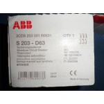 ABB S203-D63 TRIPLE POLE MCB