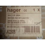 HAGER JK22503S  3 POLE 250AMP SWITCH DISCONNECTOR INCOMER KIT