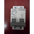 NADER NDM1A-63 63A TYPE C DOUBLE POLE MCB