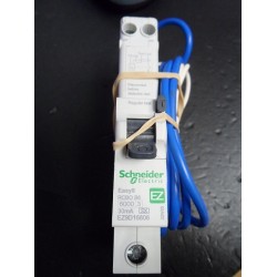 SCHNEIDER EASY9 6A 30MA B CURVE RCBO (TYPE A)