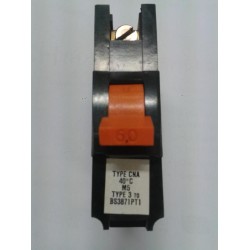 Federal Electric Stab-lok 60a Single Pole Mcb (Orange Switch)
