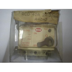 MEM A40H2 40a 30ma RCD Main Switch