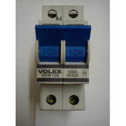 Volex 100a Double Pole Main Switch