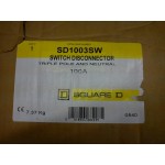 Square D SD1003SW 100a Three Phase & Neutral Switched Isolator