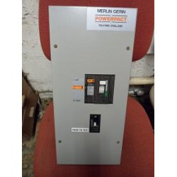 MERLIN GERIN 100AMP MCCB WITH EARTH LEAKAGE PROTECTION C125N